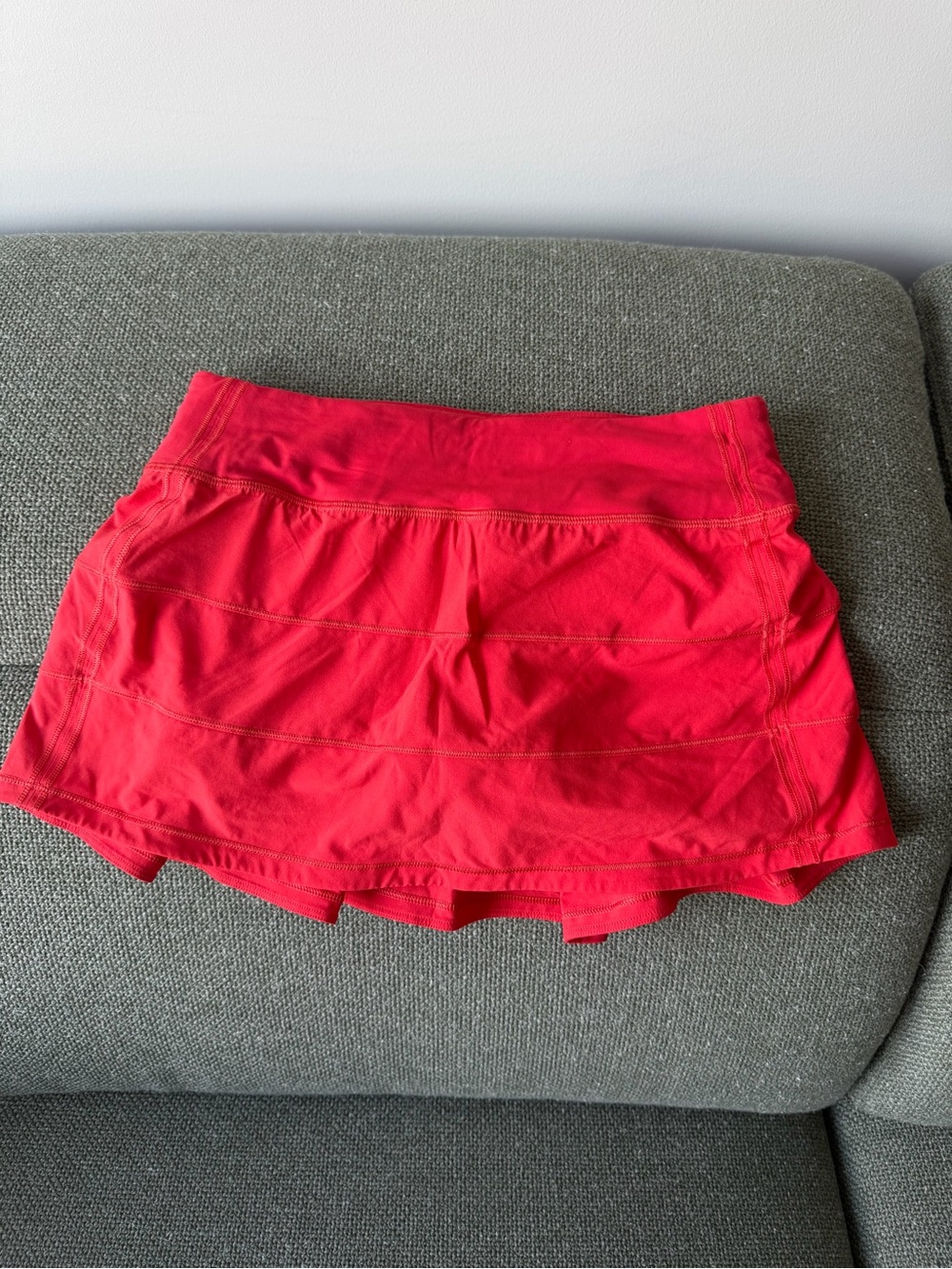 Red Lululemon Active Skort - Stylish Sport Short